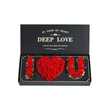 Kép 2/2 - VIRÁGDOBOZ "DEEP LOVE" 1/12 61x26x10 cm KRÉM, OÁZISSAL
