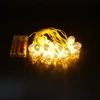 Kép 2/2 - LEDFŰZÉR 20 DB GÖMBBEL 1/100 ARANY ELEMES 390 cm