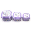 Kép 2/6 - FÉMDOBOZ 3 DB-OS 30/60 3 FÉLE 6x4,5 cm; 8x5 cm; 9,5x6 cm