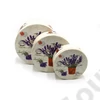 Kép 1/2 - PAPÍRDOBOZ 3 DB 1/36 LEVENDULÁS KEREK 20x9 cm