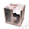 Kép 1/3 - VIRÁGDOBOZ AKRIL 1/8 24,5x25x26 cm ROSEGOLD