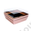 Kép 1/5 - VIRÁGDOBOZ 1/16 ROSEGOLD 28x28x16 cm
