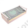 Kép 1/2 - VIRÁGDOBOZ AKRIL 1/8 RÓZSASZÍN 50x22,5x13 cm "I LOVE YOU"