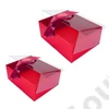 Kép 1/3 - DÍSZDOBOZ 2 DB 1/24 PIROS 24,5x19,5x10, 22x17x8 cm