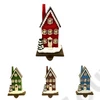Kép 1/2 - KARÁCSONYI HÁZ AKASZTÓVAL 4/12 9,5x7,5x16 cm 4 SZÍNBEN