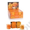 Kép 1/2 - GYERTYA ILLATOS "PUMPKIN SPICE" 150 GR. 2 FÉLE SZÓJAVIASZ,FAKANÓC 35 ÓRA