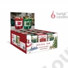 Kép 2/2 - GYERTYA ILLATOS "WINTER TIME" 150 GR. 2 FÉLE SZÓJAVISZ,FAKANÓC 30 ÓRA