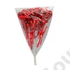Kép 2/2 - SZÍV PÁLCÁS 12 DB 1/200 PIROS 23,5 cm