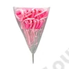 Kép 2/2 - SZÍV PÁLCÁS 12 DB 1/200 RÓZSASZÍN 23,5 cm