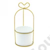 Kép 1/2 - VIRÁGTARTÓ FÉM 1/80 30x12,5 cm FEHÉR
