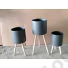Kép 2/2 - VIRÁGTARTÓ 3 DB 1/12 30x16,5; 40x19,5; 54x22 cm
