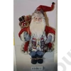 Kép 2/2 - MIKULÁS ÁLLÓ 1/2 120 cm PIROS SZÜRKE 