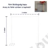 Kép 1/2 - BOLDOGSÁG KAPU 1/5 3x3 m ARANY, FEHÉR