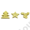 Kép 1/2 - KARÁCSONYFADÍSZ 12 DB-OS 1/100 ARANY 7x6, 7x7, 7x7,5 cm