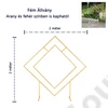 Kép 1/2 - FÉM ÁLLVÁNY 1/6 2x2 m ARANY,FEHÉR