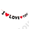 Kép 2/2 - GIRLAND "I LOVE YOU" FELIRAT 1/500 6x11 cm