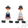Kép 1/2 - LÓGÓLÁBÚ FIGURA FA 2 DB 1/24 13x5,5 cm LÁB: 9 cm 2 FÉLE
