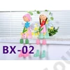 Kép 2/2 - LÓGÓLÁBÚ FIGURA FA 2 DB 1/24 13,5x9 cm LÁB: 9 cm 2 FÉLE
