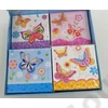 Kép 2/2 - NOTESZ MINI PILLANGÓS 12/576 8x8 cm 2 FÉLE