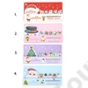 Kép 1/3 - NOTESZ STICKY KARÁCSONYI 60/960 18x9 cm 4 FÉLE