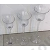 Kép 2/2 - GYERTYATARTÓ ÜVEG 3 DB 1/12 20;23;26 cm 