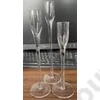 Kép 2/4 - GYERTYATARTÓ ÜVEG 3 DB 1/10 20;23;26 cm 