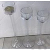 Kép 2/2 - GYERTYATARTÓ ÜVEG 3 DB 1/12 20;23;26 cm 