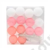 Kép 1/2 - GÖMB LÁMPAFŰZÉR 14 DB-OS ELEMES 1/60 PINK-FEHÉR 3 M