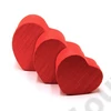 Kép 3/3 - PAPÍRDOBOZ SZÍVALAKÚ 3DB PIROS ,FEHÉR 1/96 15x14x7,5cm 13x12x6cm 11,5x10x5cm