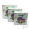 Kép 3/3 - PAPÍRDOBOZ 3 DB 1/36 2 FÉLE LEVENDULÁS 19x19x9,5cm 17x17x8cm 15x15x6,5cm