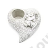 Kép 1/2 - KŐTÁL SZÍVALAKÚ 1/12 ANGYALLAL 16x17x8  CM