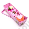 Kép 2/5 - SZAPPANRÓZSA CSOKOR 1/100 DOBOZBAN 36,5x11x7,5 CM 4  SZÍNBEN