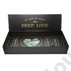 Kép 1/2 - VIRÁGDOBOZ "DEEP LOVE" 1/12 61x26x10 cm FEKETE, OÁZISSAL