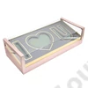 Kép 1/2 - VIRÁGDOBOZ AKRIL 1/8 ROSEGOLD 50x22,5x13 cm "I LOVE YOU"