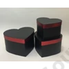 Kép 2/5 - PAPÍRDOBOZ SZÍV 3 DB 1/18 27x25,5x15; 24x22x14; 21x19,5x12,3 cm 4 SZÍNBEN