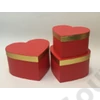 Kép 4/5 - PAPÍRDOBOZ SZÍV 3 DB 1/18 27x25,5x15; 24x22x14; 21x19,5x12,3 cm 4 SZÍNBEN