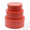 Kép 1/2 - PAPÍRDOBOZ KEREK 3 DB 1/36 21,5x9; 18,5x7,5; 15,5x6 cm KORALL