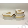 Kép 3/5 - PAPÍRDOBOZ SZÍV 3 DB 1/24 27x24x11; 24x21x10; 20,5x18x8,5 cm 4 SZÍNBEN