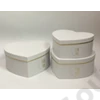 Kép 3/5 - PAPÍRDOBOZ SZÍV 3 DB 1/16 28,7x26,5x12; 26,5x24,5x11; 24x21,5x10 cm 4 SZÍNBEN