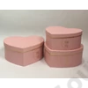 Kép 4/5 - PAPÍRDOBOZ SZÍV 3 DB 1/16 28,7x26,5x12; 26,5x24,5x11; 24x21,5x10 cm 4 SZÍNBEN