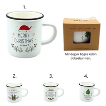 BÖGRE KARÁCSONYI 1/160 6x6,5 cm 4 FÉLE