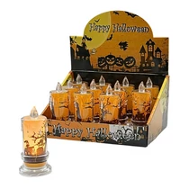 GYERTYA LEDES HALLOWEEN 12/480 10x4,5 cm