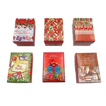 PAPÍRDOBOZ KARÁCSONYI 12/240 11x8x6,5 cm 6 FÉLE 