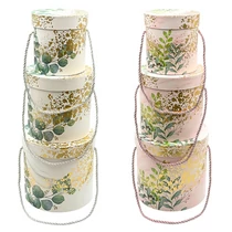 PAPÍRDOBOZ 3 DB LEVELES 1/24 18x17;15x15;12x12 cm 2 FÉLE