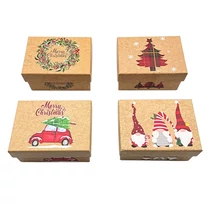 PAPÍRDOBOZ KARÁCSONYI 12/216 11x7,5x5,5 cm 4 FÉLE