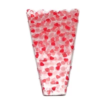 CELOFÁN SZÍVES 100 DB 1/250 19x37 cm 