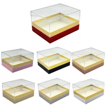 PAPÍRDOBOZ AKRIL TETŐVEL 1/60 18x13x10 cm 7 SZÍNBEN