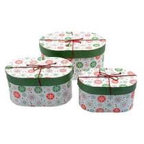 PAPÍRDOBOZ 3 DB KARÁCSONYI 1/24 21x13 cm; 24,5x15 cm; 28x18 cm