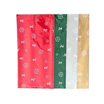 CSOMAGOLÓFÓLIA 20 DB 1/100 55x55 cm KARÁCSONYI 4 SZÍNBEN