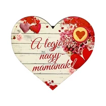 MÁGNES ANYÁK NAPI SZÍV 9x10 cm